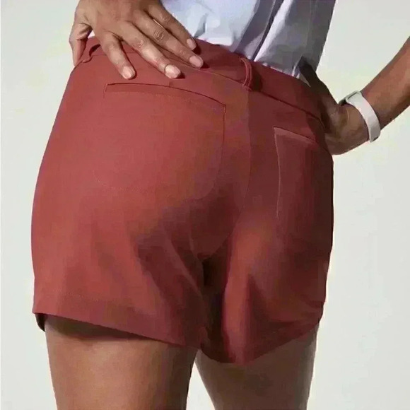 NWT Spanx Sunshine Shorts 4" Washed Red
Women's Size L - Picture 5 of 9
